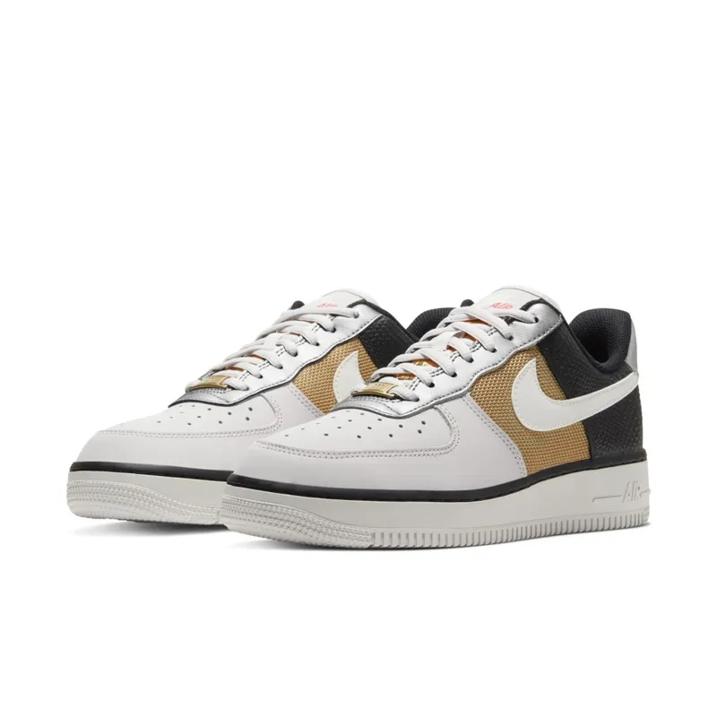 Nike WMNS Air Force 1 ’07 Vast Grey Metallic Gold (CT3434-001)