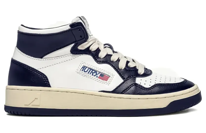 Autry Medalist High-Top-Sneakers – Weiß (A1UNAUMMWB04)