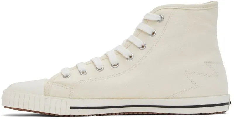 Palm Angels Off-White Vulcanized High-Top Sneakers (PWIA047S22FAB0010110)
