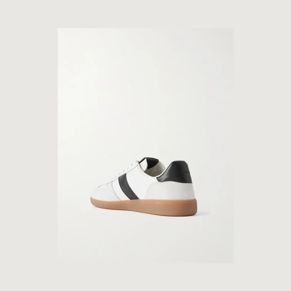 Tom Ford Archer Suede-Trimmed Leather Sneakers White (J1558-LCL457N) (4)