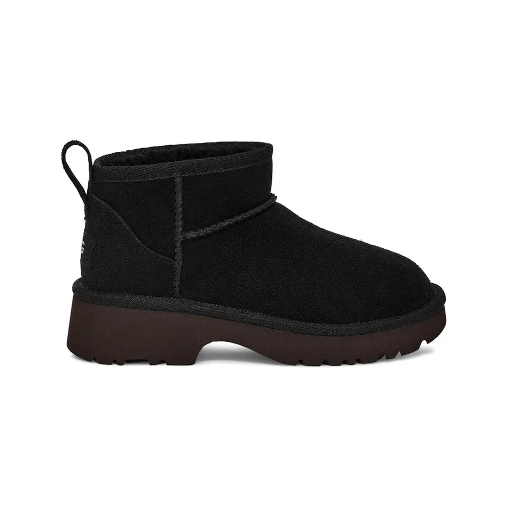 UGG Classic Ultra Mini New Heights Boot Black (1157732K-BLK)