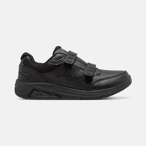 New Balance 928v3 Hook and Loop Leather Black (MW928HB3)
