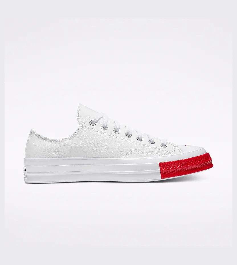 Converse Chuck 70 OX Low Undercover – White Red (163013C)