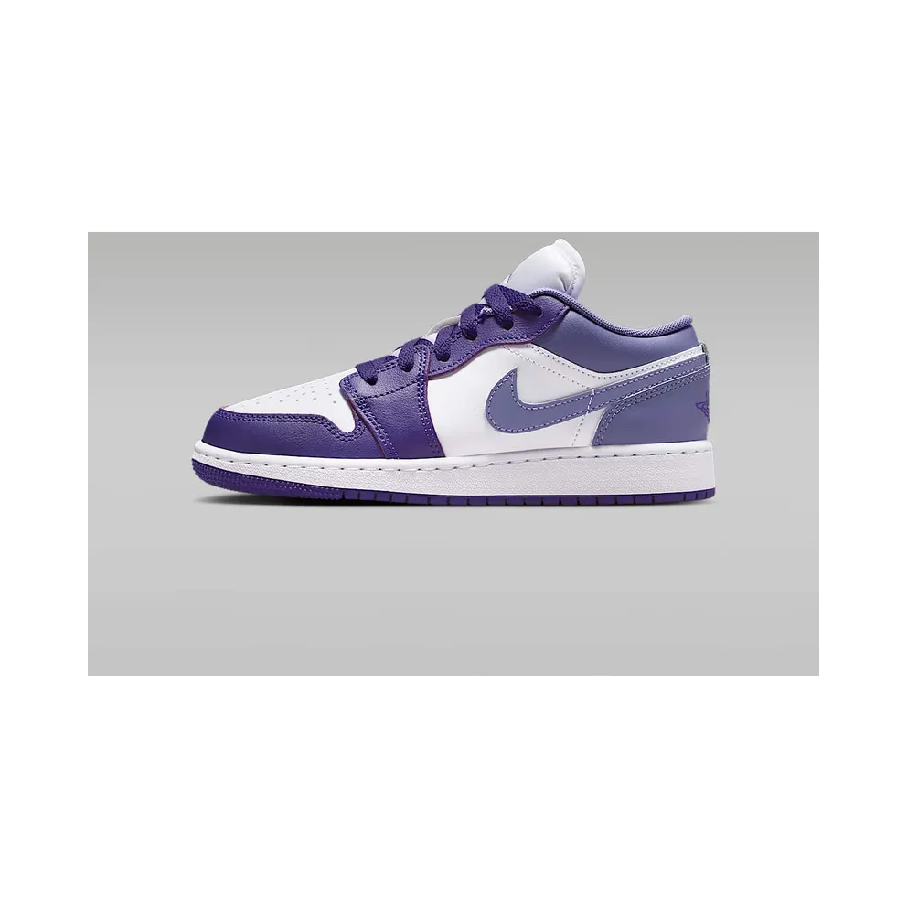 Air Jordan 1 Low GS “Purple / White” (553560-551)