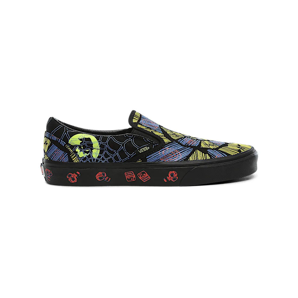 Vans The Nightmare Before Christmas x Classic Slip-On ‘Oogie Boogie’ Black/Multi (VN0A4BV3TA5)
