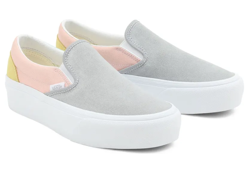 VANS Colour Block Classic Slip-on Platform Schoenen Multicolour (VN0A3JEZ8OJ)