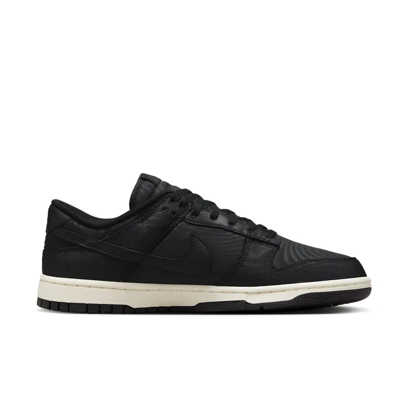 Nike Dunk Low Retro PRM “Black Canvas” (DV7211-001)