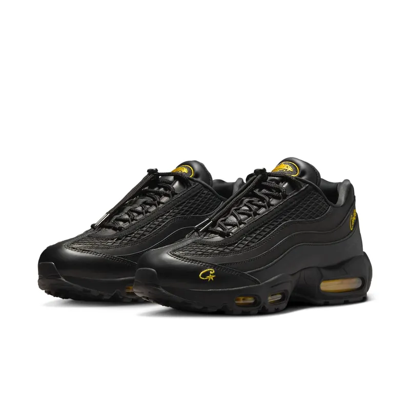 Nike x Corteiz Air Max 95 “Black/Black/Tour Yellow” (FB2709-003)