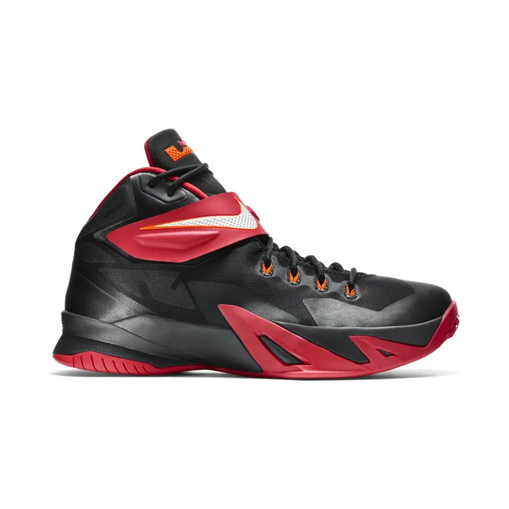 LeBron Soldier 8 Black/University Red-Hyper Crimson-White (653641-016)