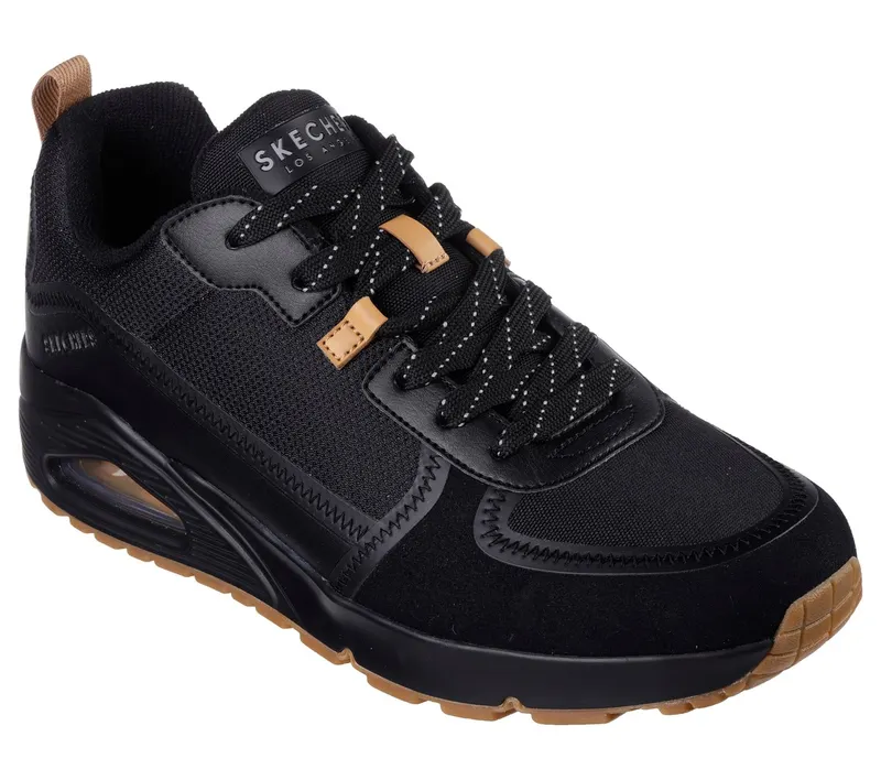 Skechers Uno – Layover Sneaker Black