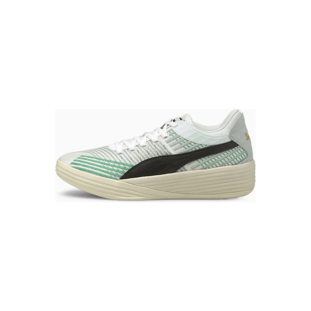 Puma Clyde All-Pro Coast 2 Coast Basketball Shoes White/Green (195124-01)