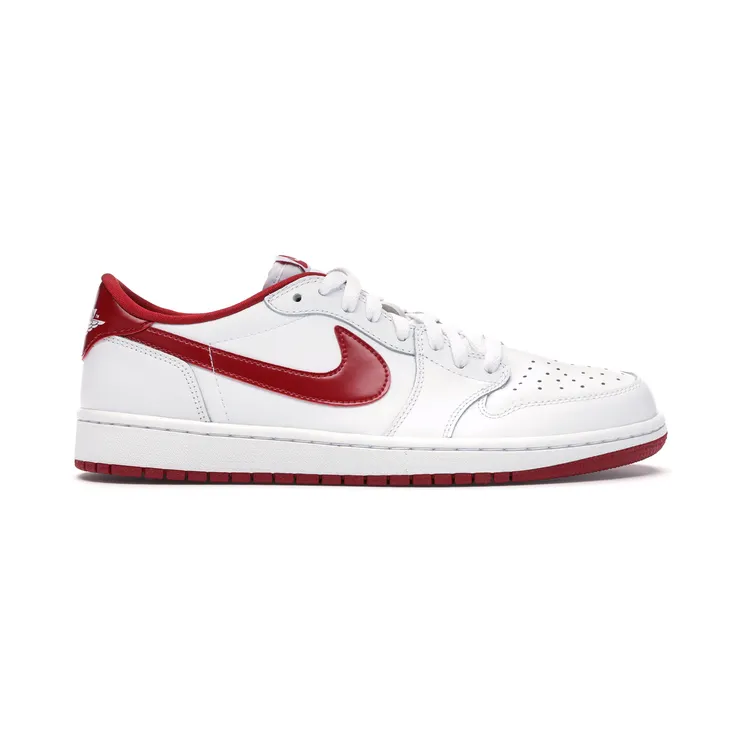 Air Jordan 1 Retro Low OG White Varsity Red (705329-101)