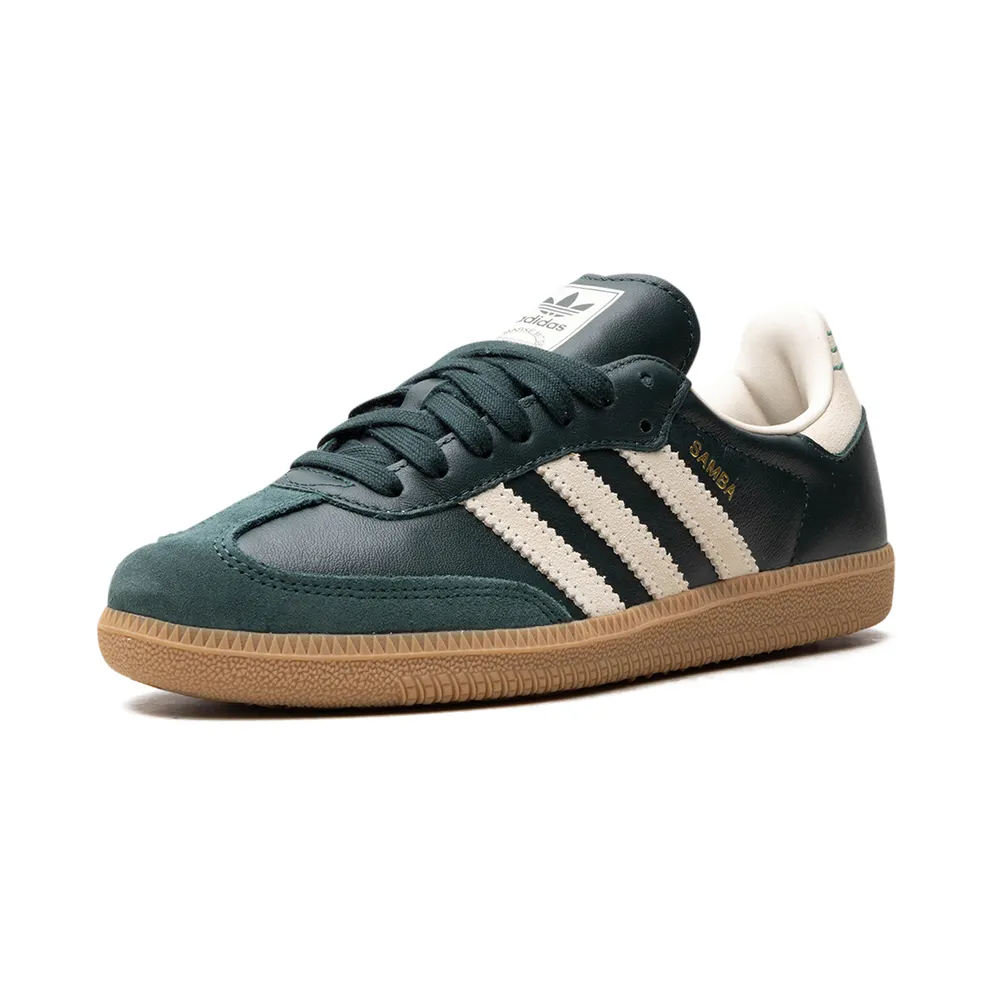 Adidas Samba OG “Shadow Green Cream White Gold Metallic” (ID1483)