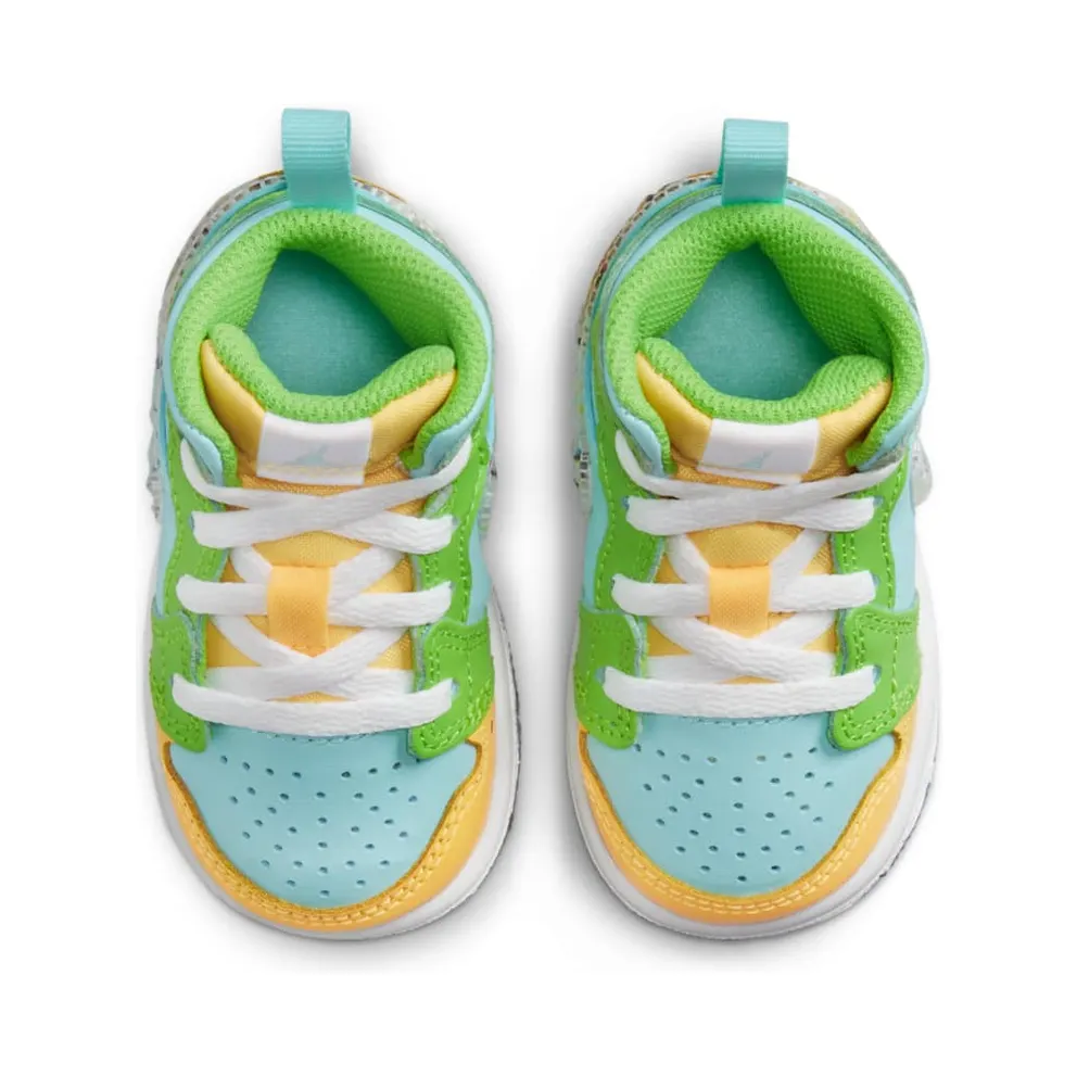 Jordan 1 Mid SE Glacier Ice Citron Pulse Action Green White (DX4369-400)