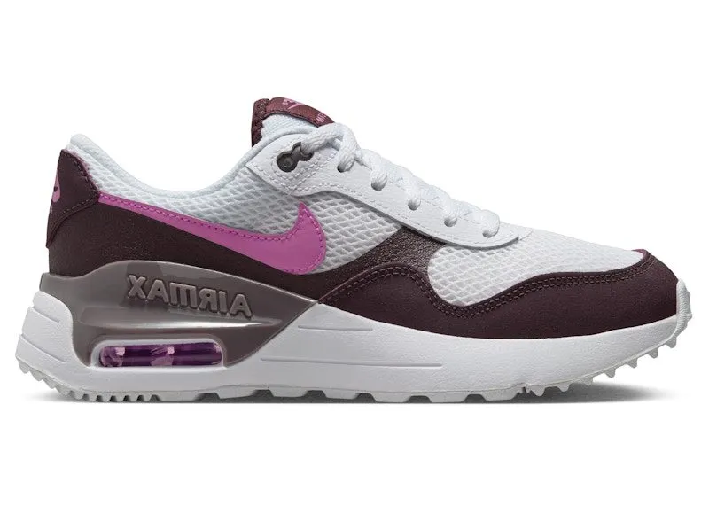 Nike Air Max SYSTM White Burgundy Crush Violet Ore Playful Pink (DQ0284-116)