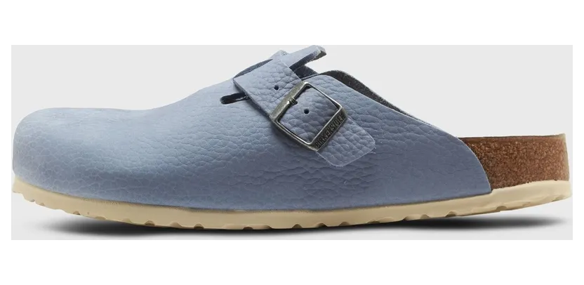 Birkenstock Boston Nubuck Leather Blue