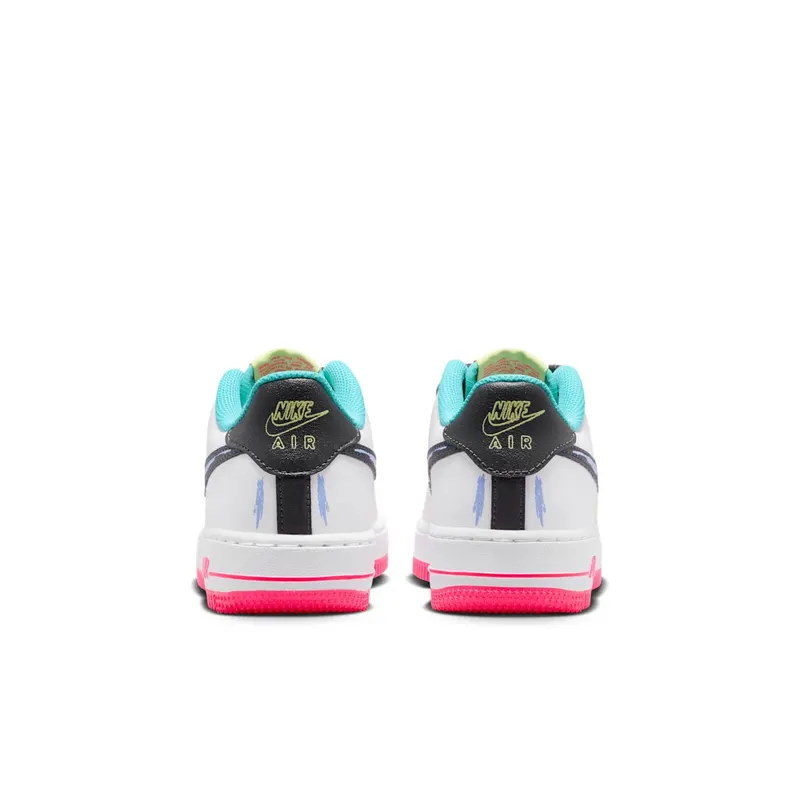 Nike Air Force 1 Low GS “White Hyper Pink Dusty Cactus” (IU3252-100)