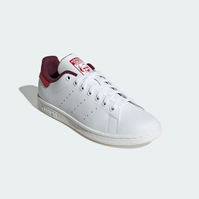 Adidas Stan Smith Cloud White / Maroon / Better Scarlet (IG1321)