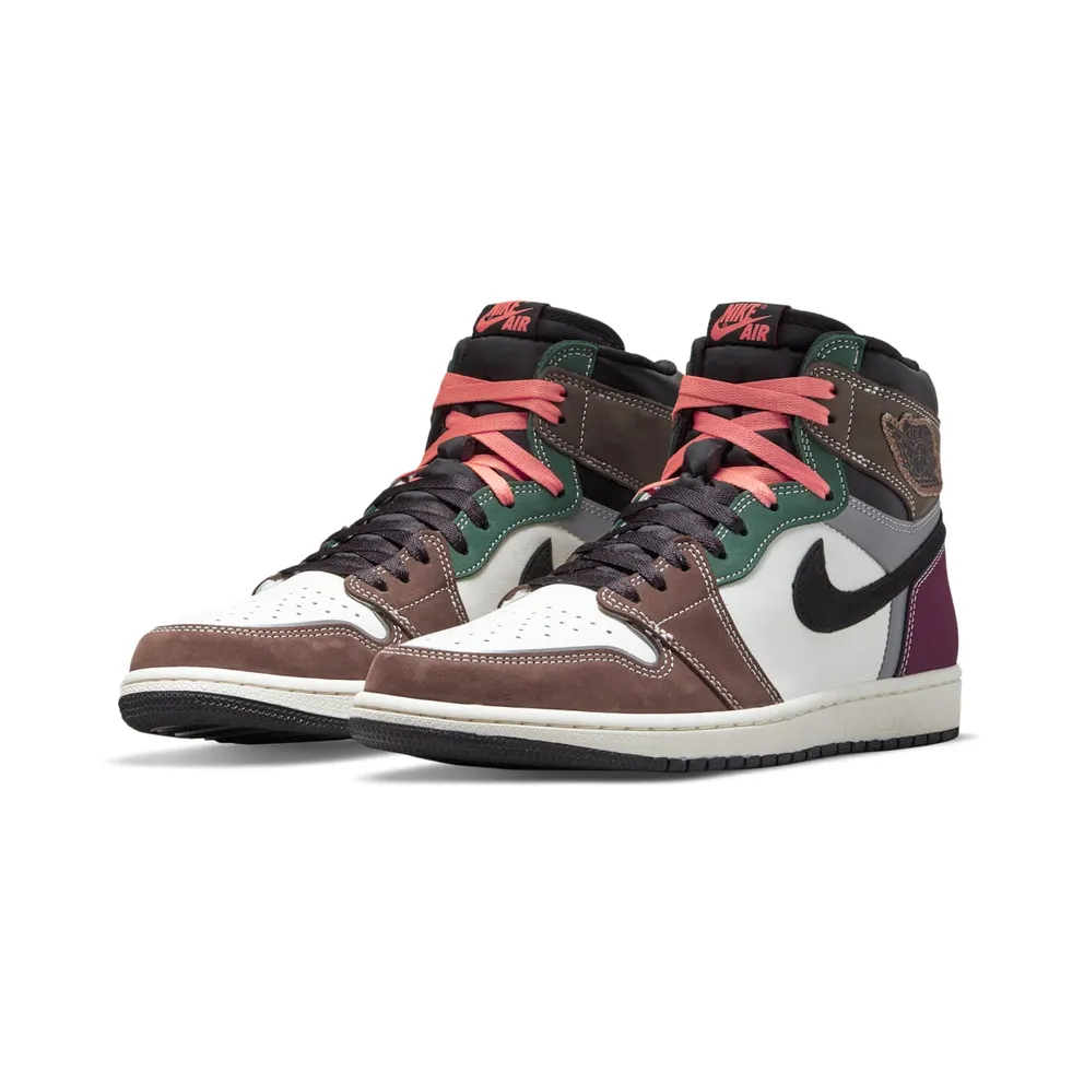 Air Jordan 1 High OG âHand Crafted – “Black / Arcaeo Brown / Dark Chocolate / White” (DH3097-001)