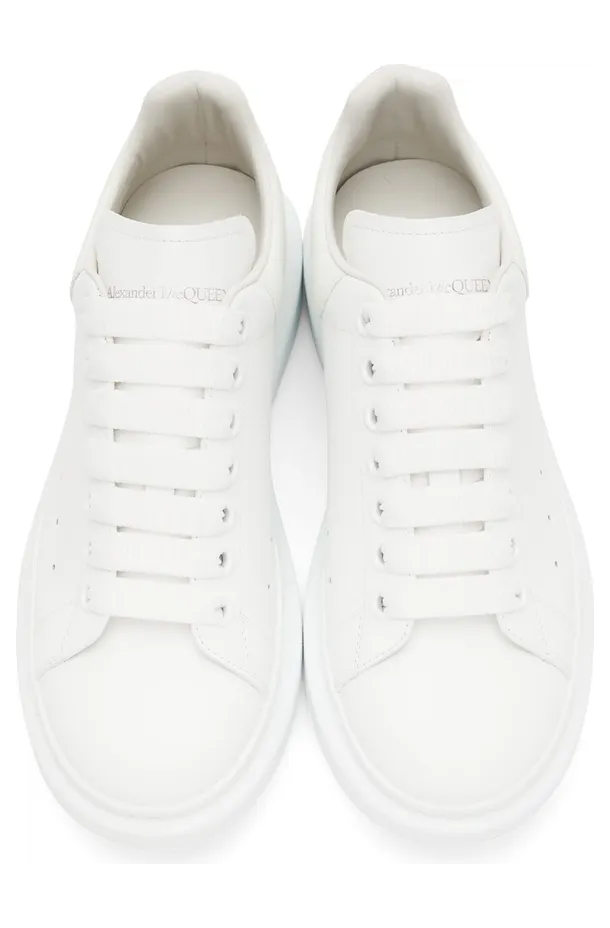 Alexander McQueen White Oversized 9000 WHITE/WHITE (662652WIA4M) (4)