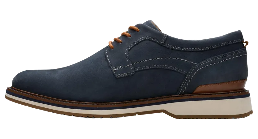 Clarks Monahan Plain “Navy Nubuck” (26179978)
