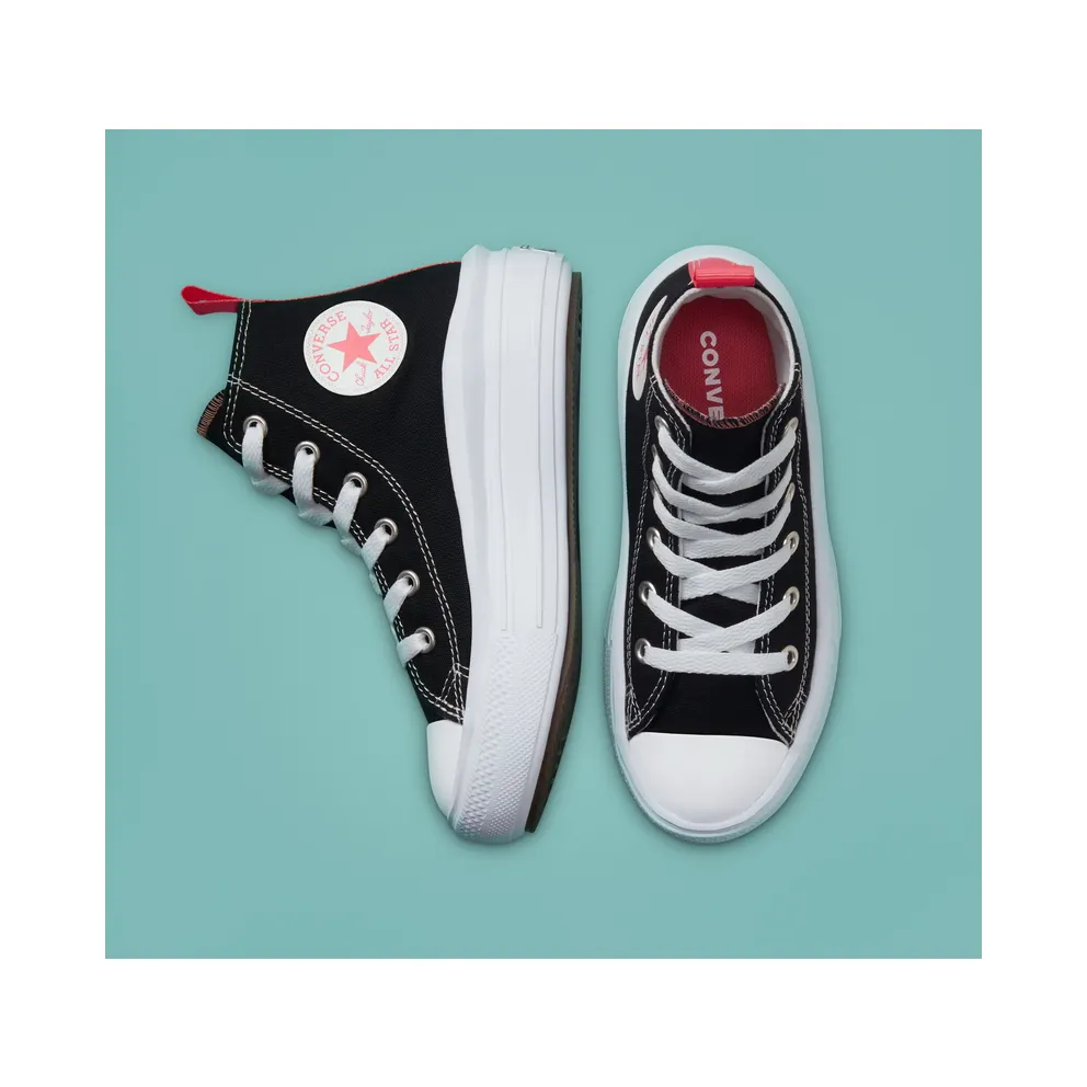 Converse Canvas Color Chuck Taylor All Star Move Black/pink Salt/White