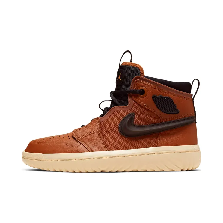 Jordan 1 High React Brown “Dark Russet / Pale Vanilla / Orange Trance / Black” (AR5321-200)