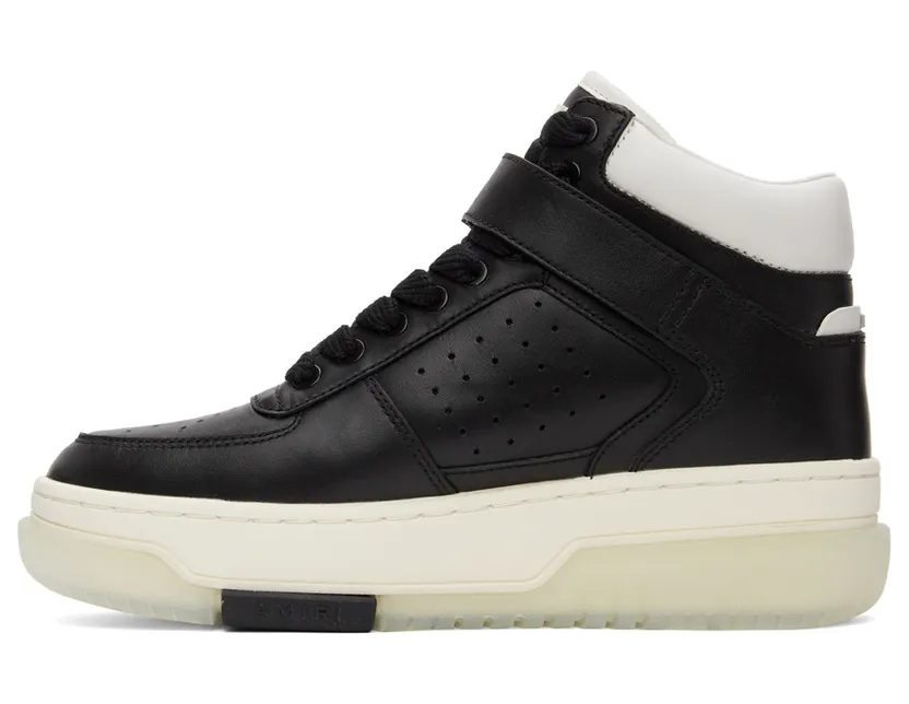 AMIRI White Stadium Mid Sneakers (SS22MFS006) (3)