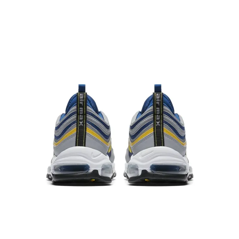 Nike Air Max 97 Michigan Wolf Grey/Tour Yellow-Gym Blue-White-Black (921826-006)