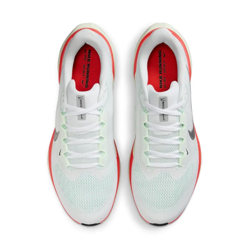 Nike Air Zoom Pegasus 41 White Barely Green Bright Crimson Metallic Silver (FD2722-115)