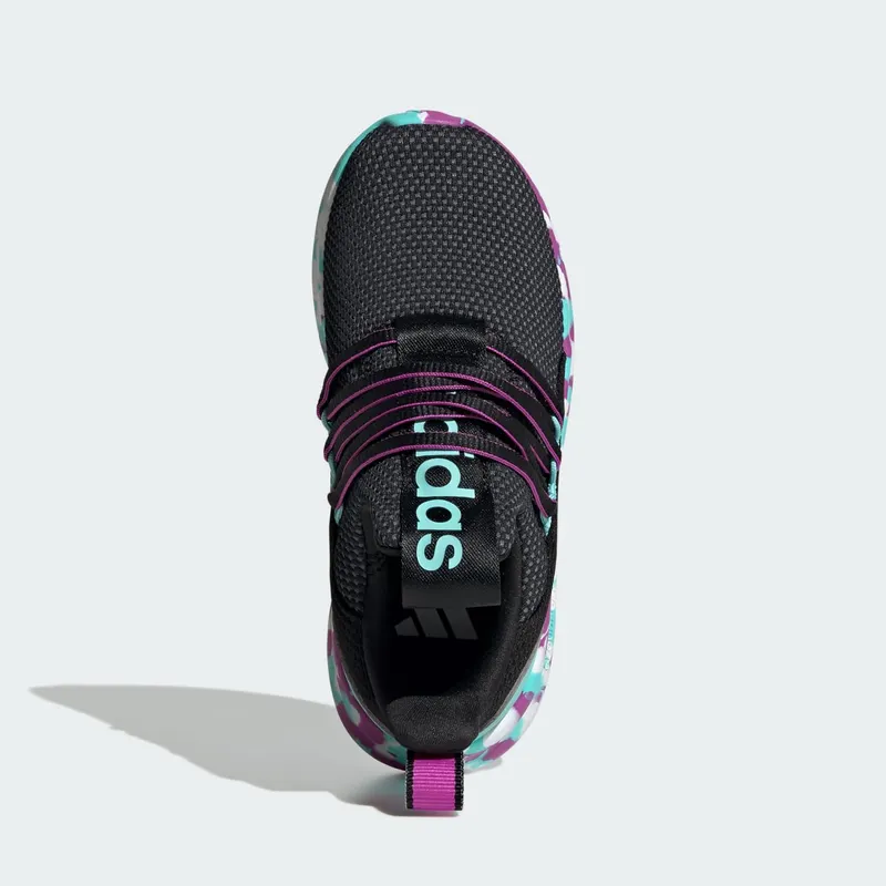 adidas Lite Racer Adapt 7.0 Black Purple Burst Aqua (JS2291)