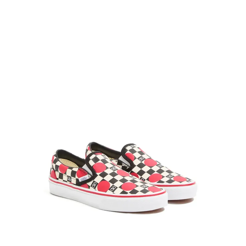 Vans X Valentino X Vans Checkerboard Slip-on “Neutrals/Black” (8W2S0NY9WHX BAG)
