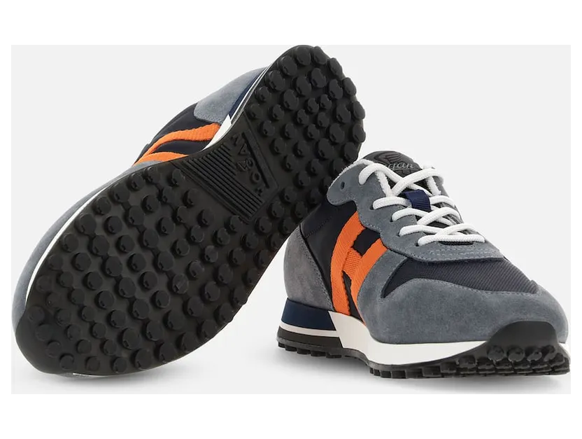Sneakers Hogan H383 Grey Orange (HXM3830AN51MM40BBA) (4)