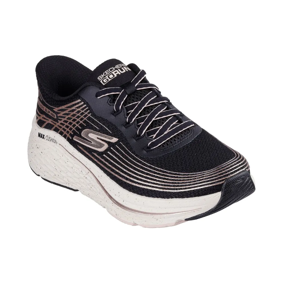 Skechers Slip-ins: Max Cushioning Elite 2.0 – Kaplan Sneaker Black/Roos Gold