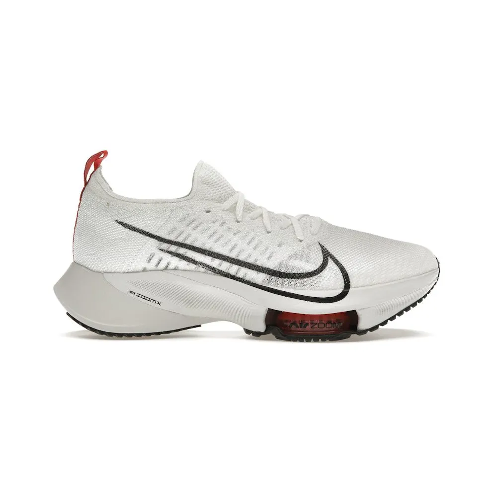 Nike Air Zoom Tempo NEXT% Flyknit White Light Crimson Platinum Tint Black (CI9923-105)