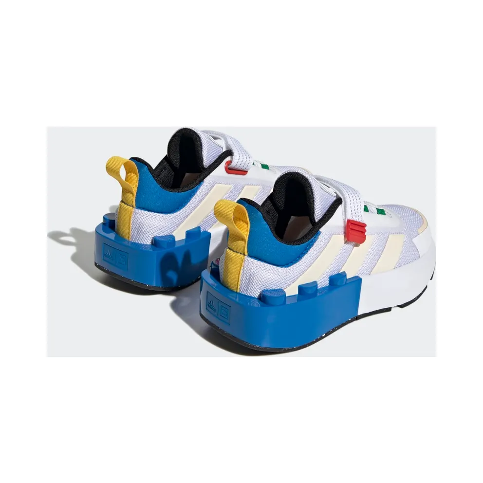 Adidas adidas x LEGO® Tech RNR Lifestyle Elastic Lace and Top Strap Cloud White / Wonder White / Shock Blue (HP5878)