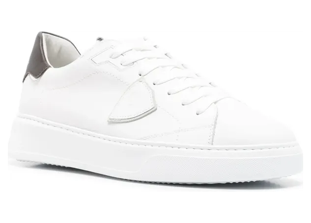 Philippe Model Temple Logo-patch Leather “White” (BTLU VZ01) (4)