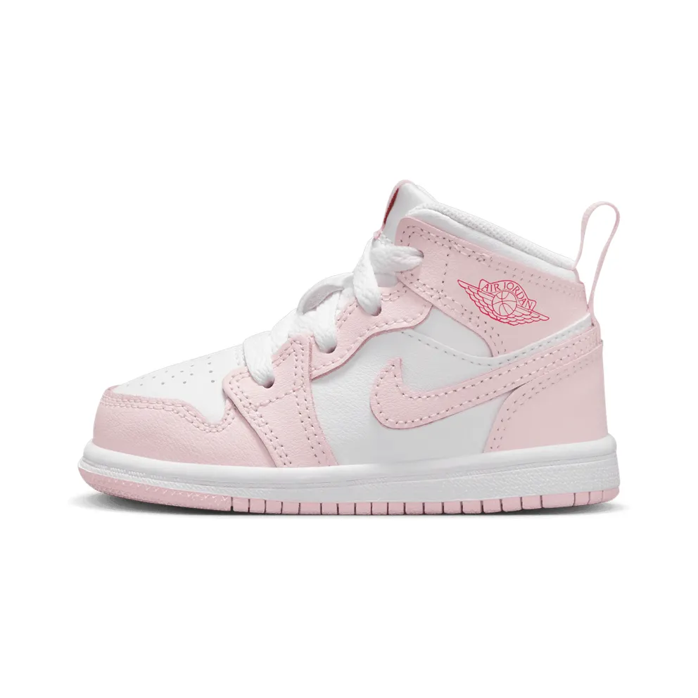 Jordan 1 Mid Pink Foam Fire Red (DQ8425-608)