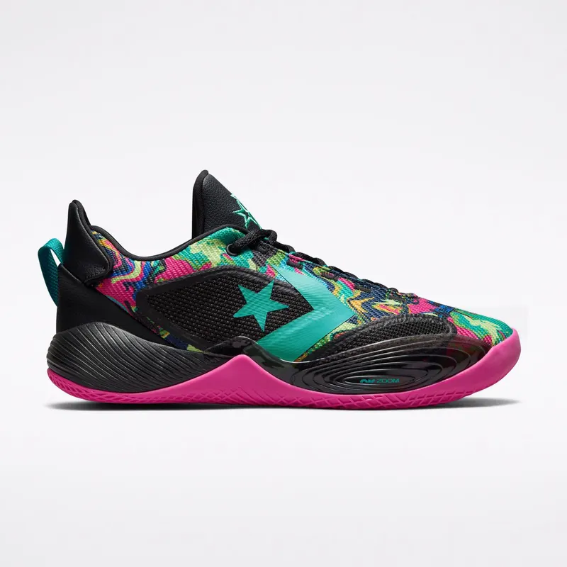 Converse All Star BB Shift Ox Black Pink Teal (A00406C)