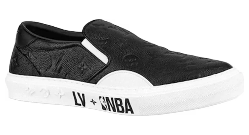 Louis Vuitton x NBA Ollie Slip On Black (BL9I1PGC02N)