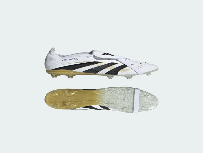 adidas Predator Elite Fold-Over Tongue FG Cloud White Core Black Gold Metallic (IH9642)