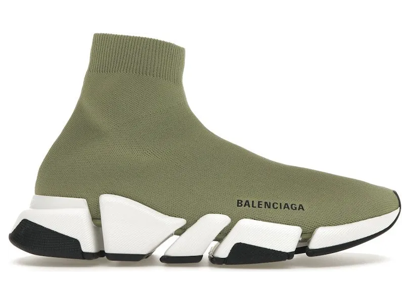 Balenciaga Speed 2.0 Recycled Knit Green (617239W2DB23491)