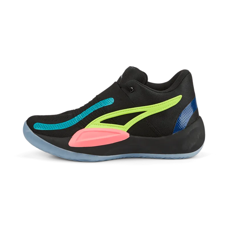 Men’s PUMA Rise Nitro Black/Sunset Glow (377012-03)