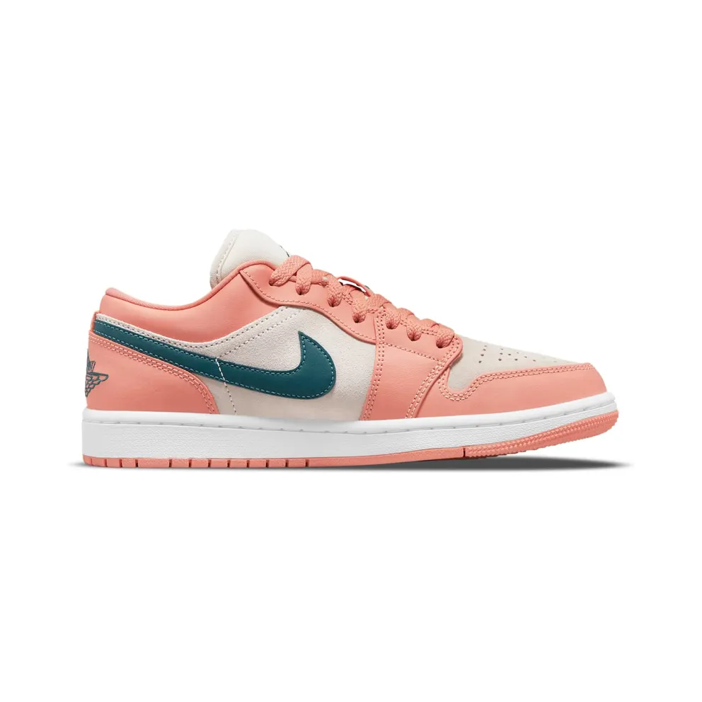 Air Jordan 1 Low Light Madder Root – “Coral Pink / Dark Teal / White” (DC0774-800)