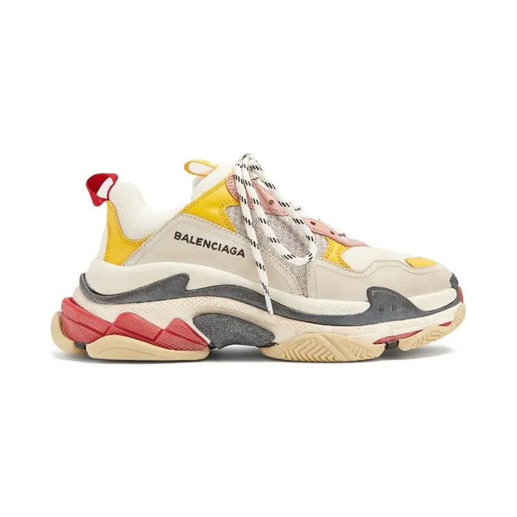 Balenciaga Triple S Cream Yellow Red (W)