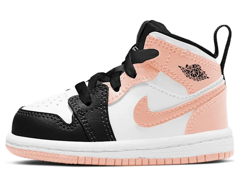 Jordan 1 Mid Arctic Orange Black Toe (TD) (640735-133)