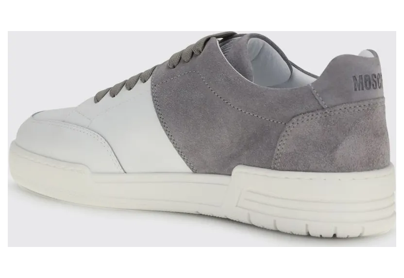 Moschino Leather Sneakers Grey (MB15244G0OGFA02A) (2)