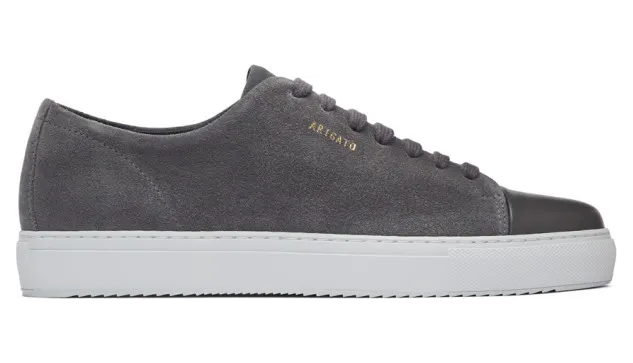 Axel Arigato Grey Suede Cap-Toe Sneakers (26008)