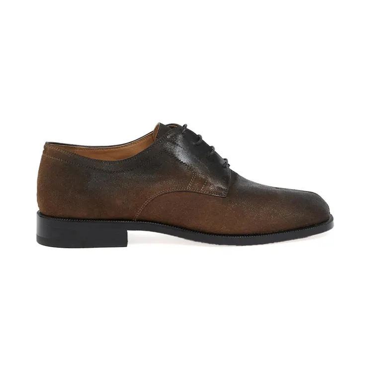 Maison Margiela Leather Tabi Lace-Up Brown Black (S97WQ0052 P7549 H8322)