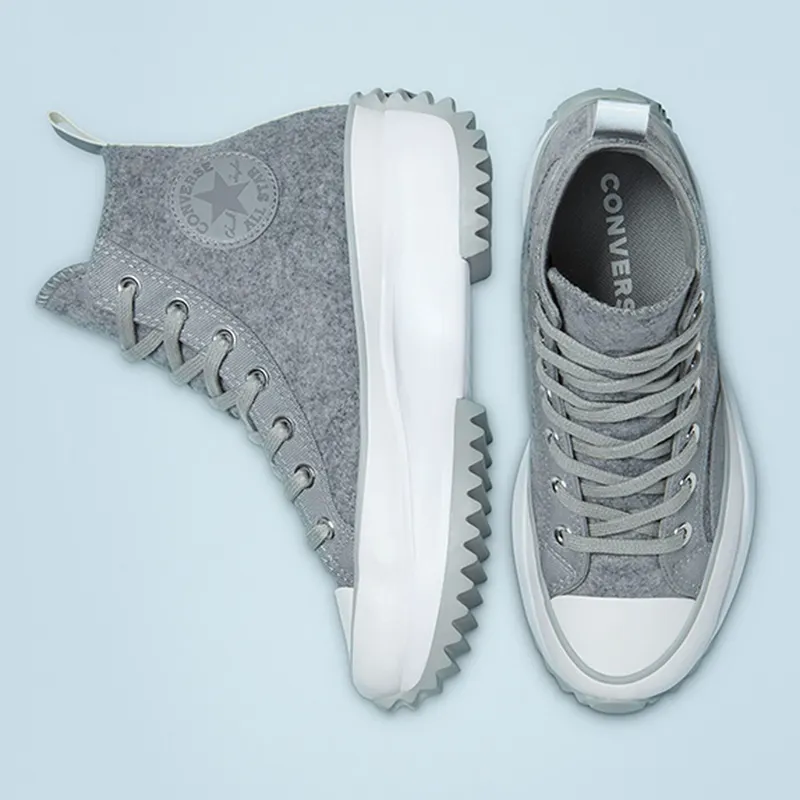 Converse Run Star Hike High ‘Black Ice – Ash Stone’ Ash Stone/Silver/White (169438C)